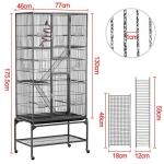 Yaheetech Large Parrot Cage with Detachable Stand