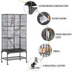 Yaheetech Large Parrot Cage with Detachable Stand