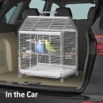 Portable 20.5-Inch Bird Cage for Small Birds