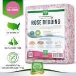 Natural Paper Bedding with Rose Petals for Pets