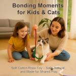 Catnip Chew Rope Toys for Interactive Play - 3 Pack