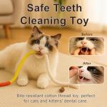 Catnip Chew Rope Toys for Interactive Play - 3 Pack