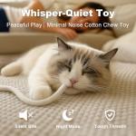 Catnip Chew Rope Toys for Interactive Play - 3 Pack