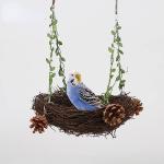 Natural Rattan Bird Swing for All Sizes