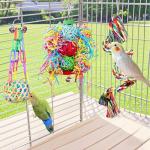 Colorful Chew and Forage Toys for Birds