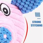 Speedy Panther Plush Squeaky Dog Toy