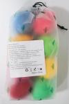 TONGKTAI Soft Plush Dog Chew Balls - 8 Pack