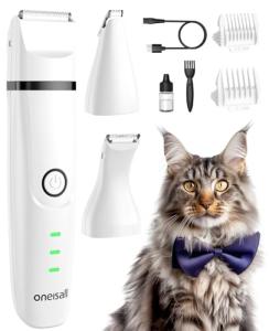 Oneisall 3-in-1 Cat and Dog Grooming Kit