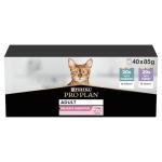 Pro Plan Mixed Variety Gravy Cat Food 40x85g