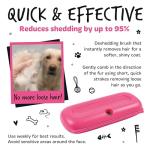Bugalugs Gentle Deshedding Brush for Pets