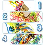 4 Pack Bird Chewing and Foraging Toys