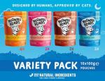 Meowing Heads Natural Wet Cat Food Variety Pack