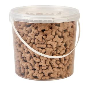 Peanut Butter Bones Dog Biscuit Treats 2.5L
