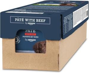 Wet Dog Food Paté with Beef, 300g (Pack of 10)