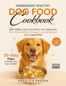 Healthy Dog Food Cookbook with 120+ Easy Recipes