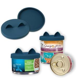 OHMO Silicone Pet Can Lids, 2-Pack