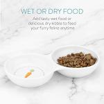 Navaris Ceramic Double Bowl for Small Pets