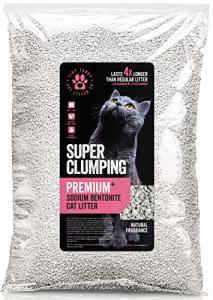 Natural Clumping Cat Litter, 20L - Unscented