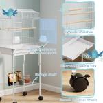 PawHut Bird Cage for Budgies and Canaries