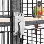 Large Open Top Bird Cage with Rolling Wheels