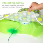 Interactive Feather Cat Toy with Motion & Sounds