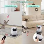 Rechargeable Interactive Rotating Cat Toy with Remote