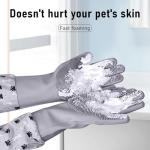 Extra Long Pet Grooming Gloves for Cats and Dogs
