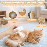 Nepfaivy Cat Steam Brush for Easy Grooming