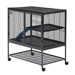 Deluxe Critter Nation Small Animal Cage - Gray
