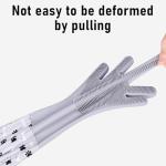 Extra Long Pet Grooming Gloves for Cats and Dogs