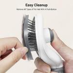 Self-Cleaning Slicker Brush for Dogs and Cats