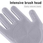 Extra Long Pet Grooming Gloves for Cats and Dogs