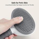 Self-Cleaning Slicker Brush for Dogs and Cats