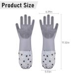 Extra Long Pet Grooming Gloves for Cats and Dogs