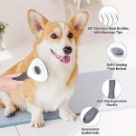 Self-Cleaning Slicker Brush for Dogs and Cats