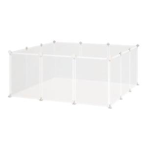 Portable 12-Panel Pet Playpen for Small Animals
