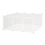 Portable 12-Panel Pet Playpen for Small Animals
