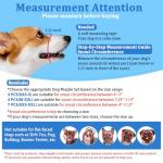 LUCKYPAW Adjustable Dog Muzzle Set for All Sizes