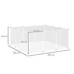 Portable 12-Panel Pet Playpen for Small Animals