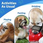 LUCKYPAW Adjustable Dog Muzzle Set for All Sizes