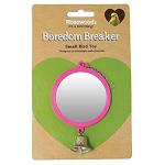 Double-Sided Bird Toy with Large Mirror