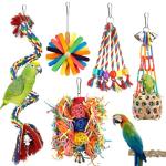 5 Pcs Chew Toys for Budgies and Parrots