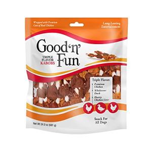 Good ‘n’ Fun Triple Flavor Dog Chews, 24 Oz