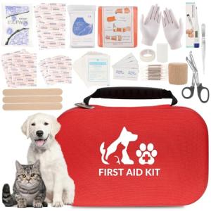AOBOPLE Pet First Aid Kit for Dogs and Cats