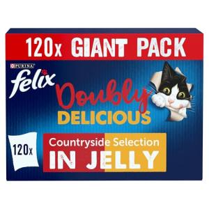 FELIX Meaty Jelly Cat Food Pack 120x100g