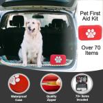 Complete Pet First Aid Kit with 70+ Items