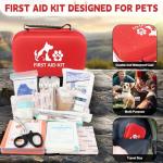 AOBOPLE Pet First Aid Kit for Dogs and Cats