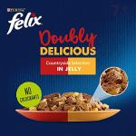 FELIX Meaty Jelly Cat Food Pack 120x100g
