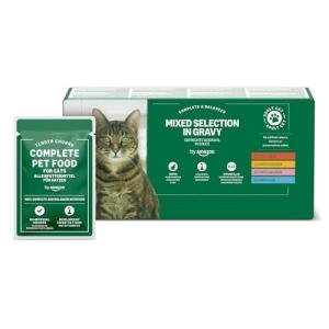 Complete Gravy Wet Food for Adult Cats, 48 Pouches