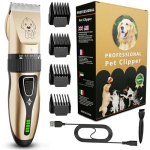 Rechargeable Low Noise Cordless Dog Clippers